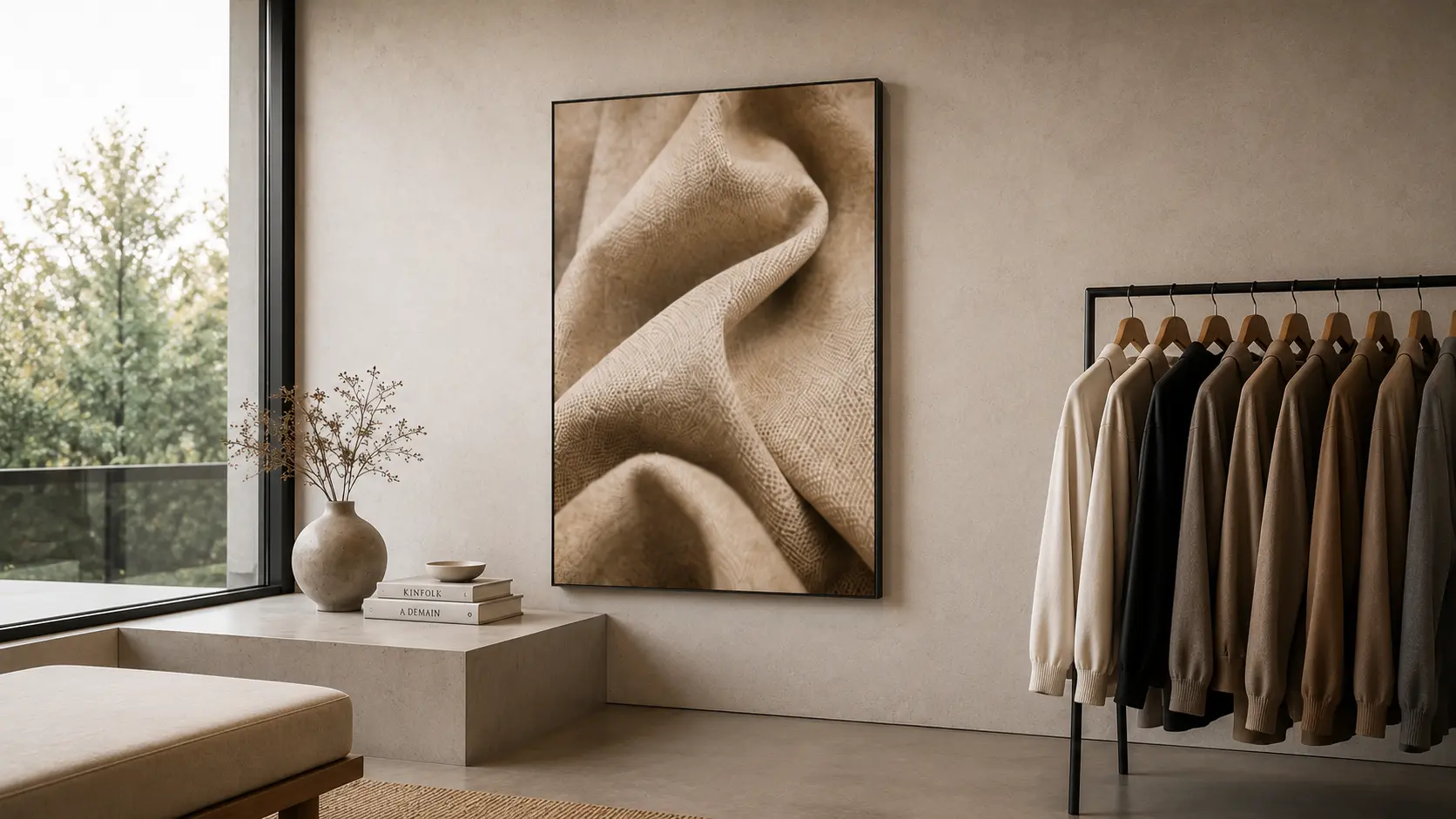 Smart Frame med tekstilprint